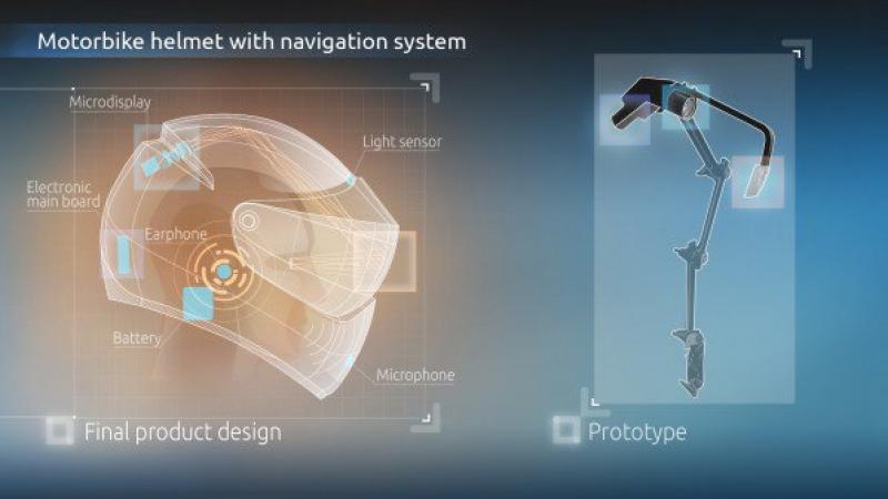 مهندسون يطورون خوذة ذكية لراكبي الدراجات النارية